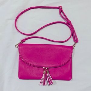 Envelope Crossbody/Clutch Purse Faux Leather NWOT